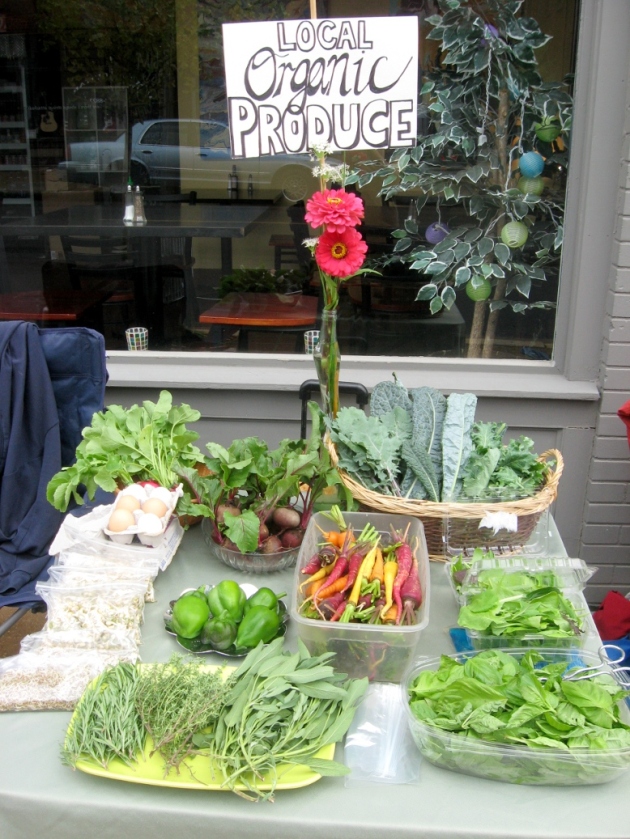 Our first produce stand